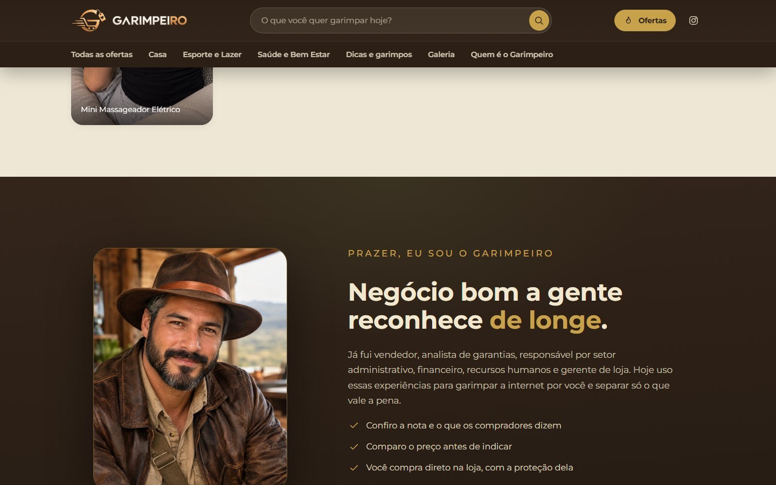 Uma pessoa por trás de ~cada indicação~